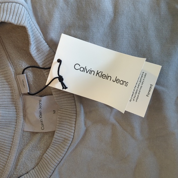 COPY - NEW Cotton Double Monogram Logo Sweatshirt Calvin Klein - Picture 4 of 11